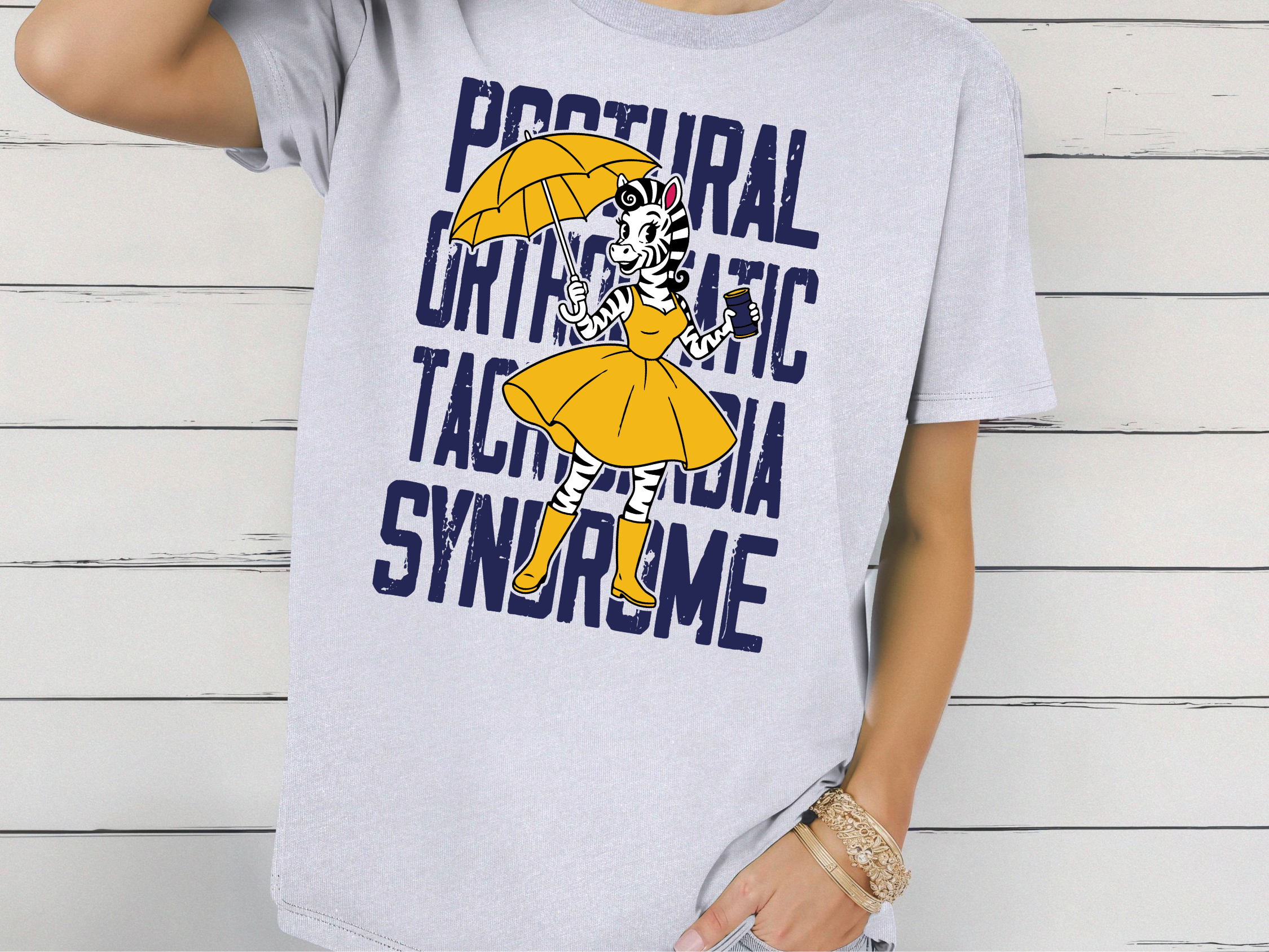 MMD Salt Zebra over POTS Style 1 Unisex classic tee