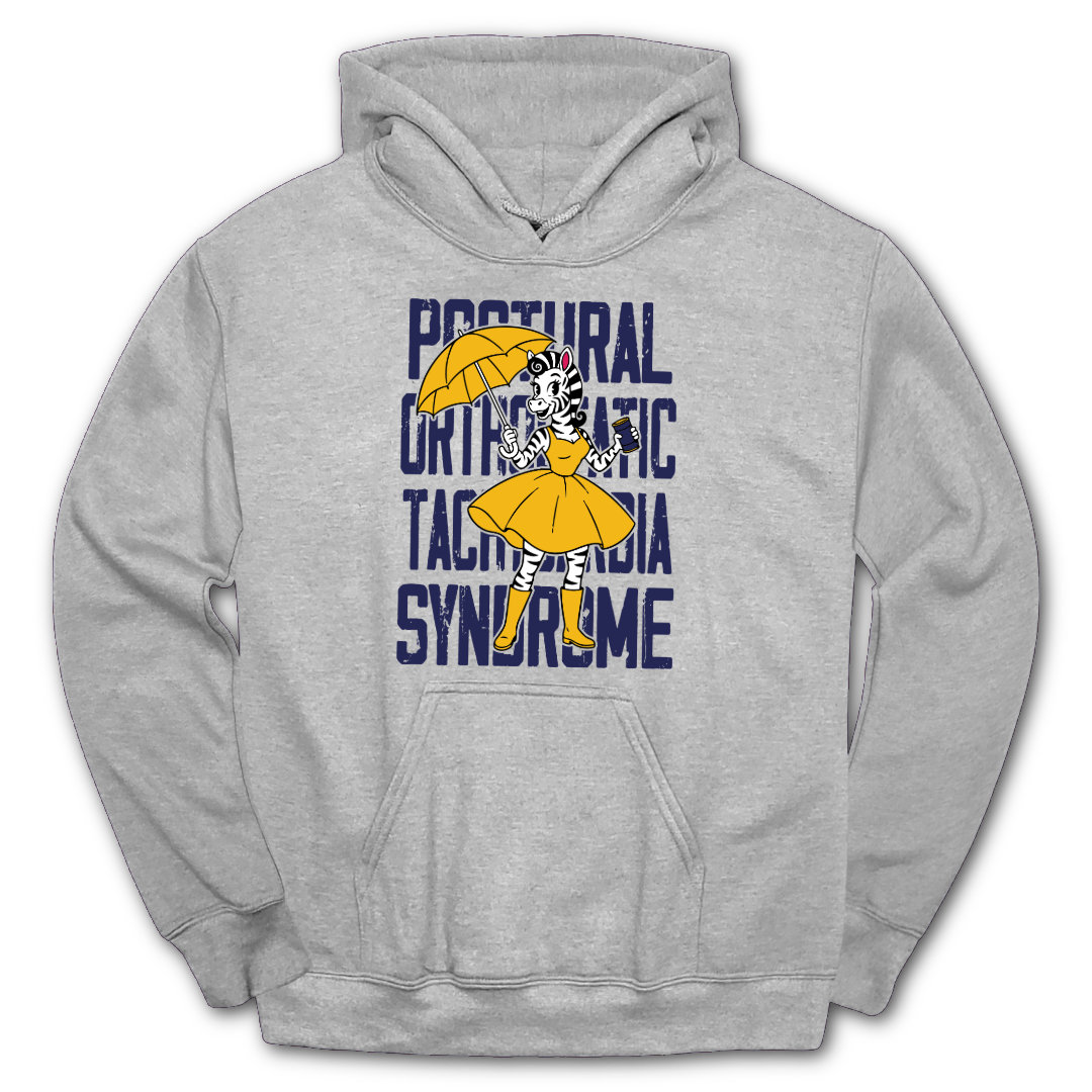 MMD Salt Zebra over POTS Style 1 Unisex Hoodie