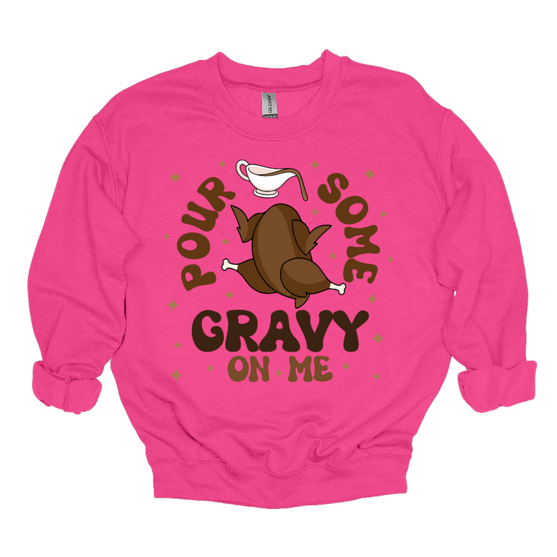 MMD Pour Some Gravy on Me Sweatshirt Unisex Classic Crewneck