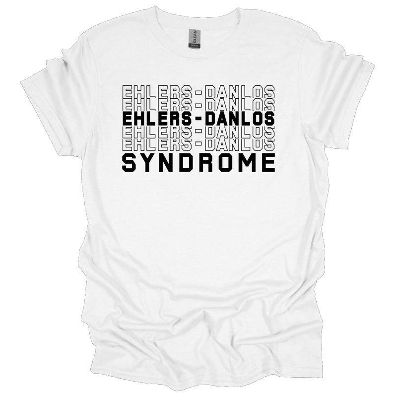 MMD Ehlers-Danlos Syndrome Stacked Font Unisex classic tee