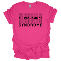 MMD Ehlers-Danlos Syndrome Stacked Font Unisex classic tee