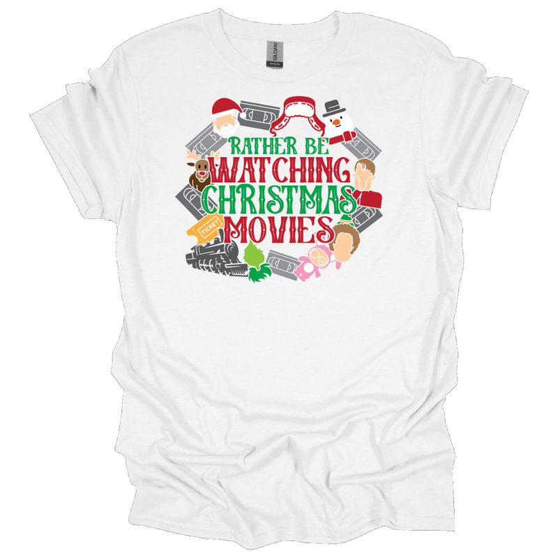 MMD Rather be Watching Christmas Movies Unisex classic tee