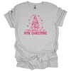 MMD Dreaming of a Pink Christmas Bow Tree Unisex classic tee