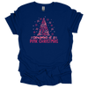 MMD Dreaming of a Pink Christmas Bow Tree Unisex classic tee