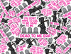 3" sticker | You Don't Have To Die, To Be Dead To Me. Dead To Me Era.