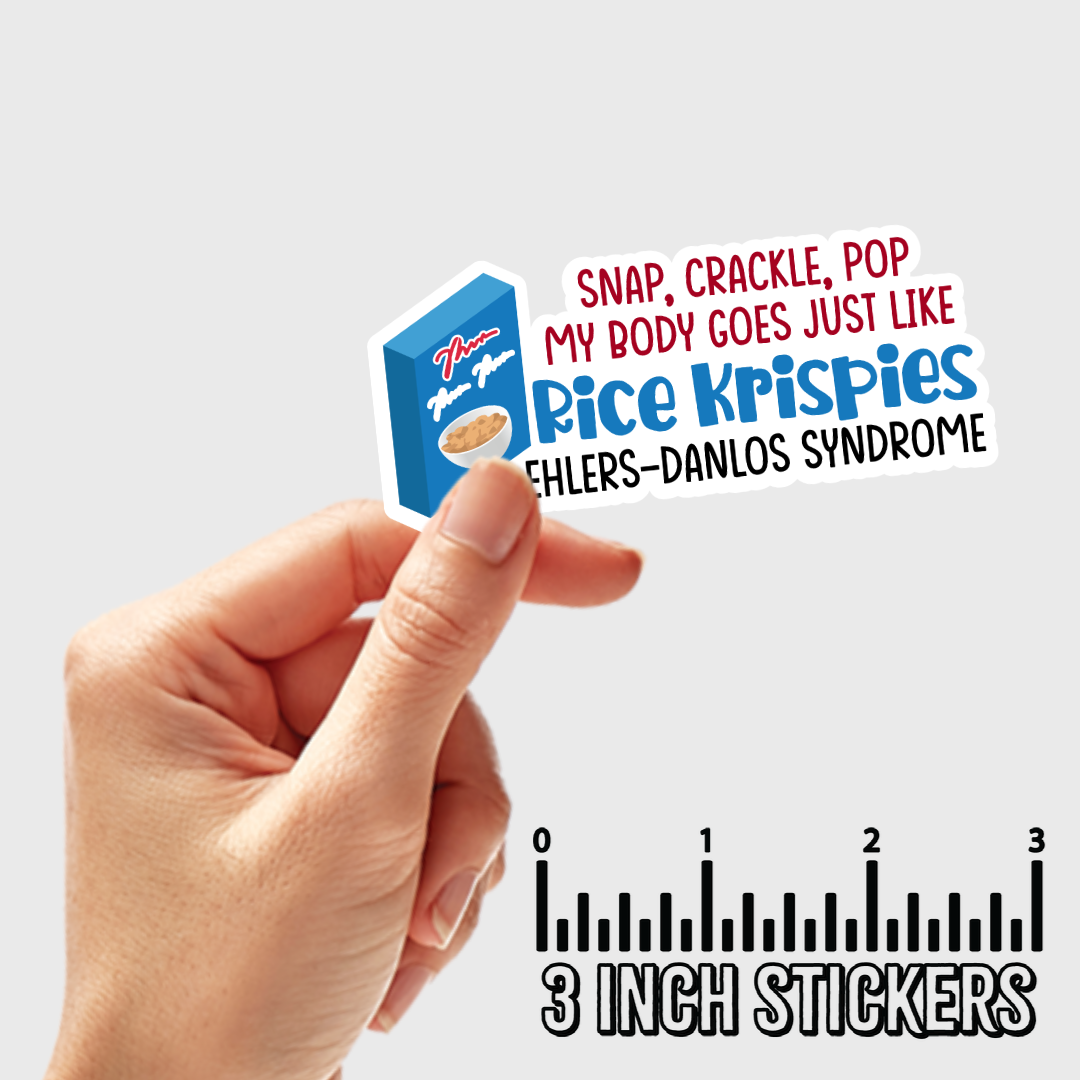 3 inch Snap Crackle Pop EDS sticker