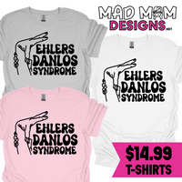 Ehlers Danlos Syndrome Hand Sign 2024 Tee