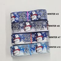 7/8  Beary Cold Outside ribbon