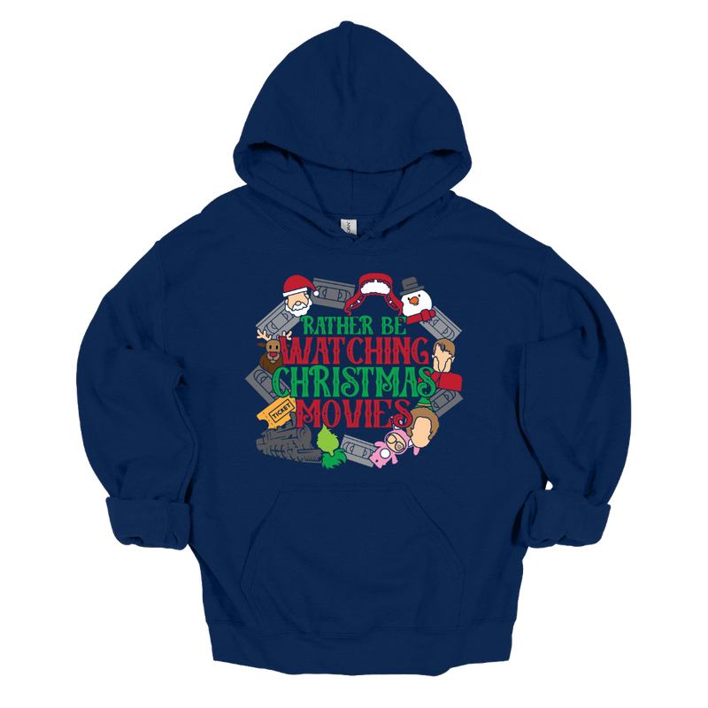 MMD Rather be watching Christmas movies Unisex Hoodie