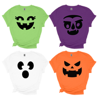 MMD Halloween Boo Crew Faces Unisex classic tee