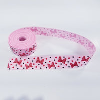 7/8 Bows and Dots - Red